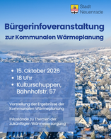 Für den 15. Oktober lädt die Stadt zur Informationsveranstaltung.