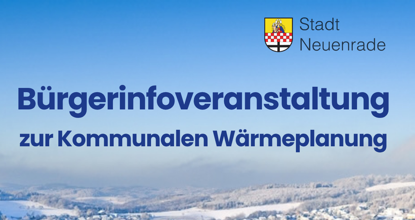 Für den 15. Oktober lädt die Stadt zur Informationsveranstaltung.