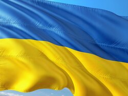 Ukrainische Flagge Ukrainische Flagge