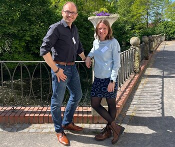 Das Regionalmanagement: Frank Holthaus und Annika Kabbert