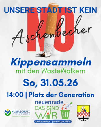 Unsere Stadt ist KEIN Aschenbecher!