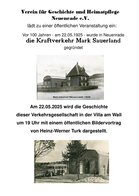 Vortrag zu 100 Jahren Mark Sauerland