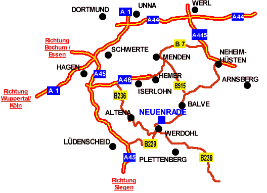 Anfahrtsskizze