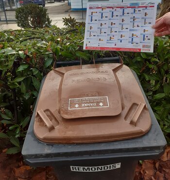 Die Biotonne der Tour B1 wird ab Januar mittwochs geleert.